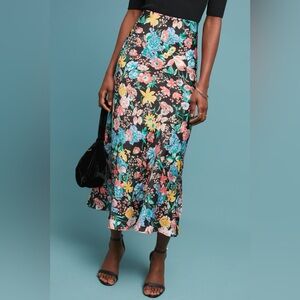 Anthropologie Florence Bias Midi Skirt